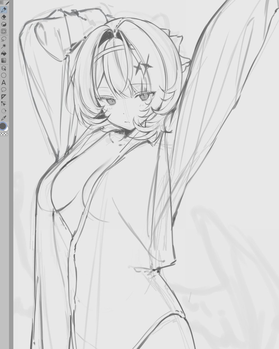 teaaawi's tweet photo. remielle sketch from stream https://t.co/k5ohoXdCAD