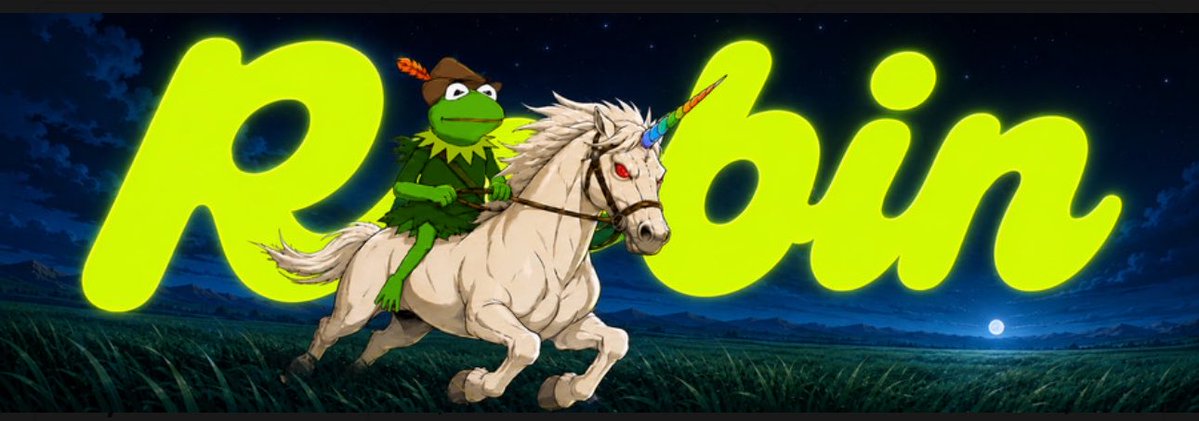 RH_Gems's tweet photo. $ROBIN is starting to get interesting https://t.co/FOKZAgeZ6E

A frog + Robin Hood + Muppets-inspired meme landing on Robinhood Chain.

The narrative fits.
The ticker is clean.
The ecosystem is heating up.

Still early — but this is exactly the kind of setup I like catching before the crowd 👀

CA:
0x11B70d0243baf75E85CE03201A92b5B7C33BEB59

https://t.co/tEFVnS37En…

Website: https://t.co/FOKZAgeZ6E

 ‼️ Always Do your own research