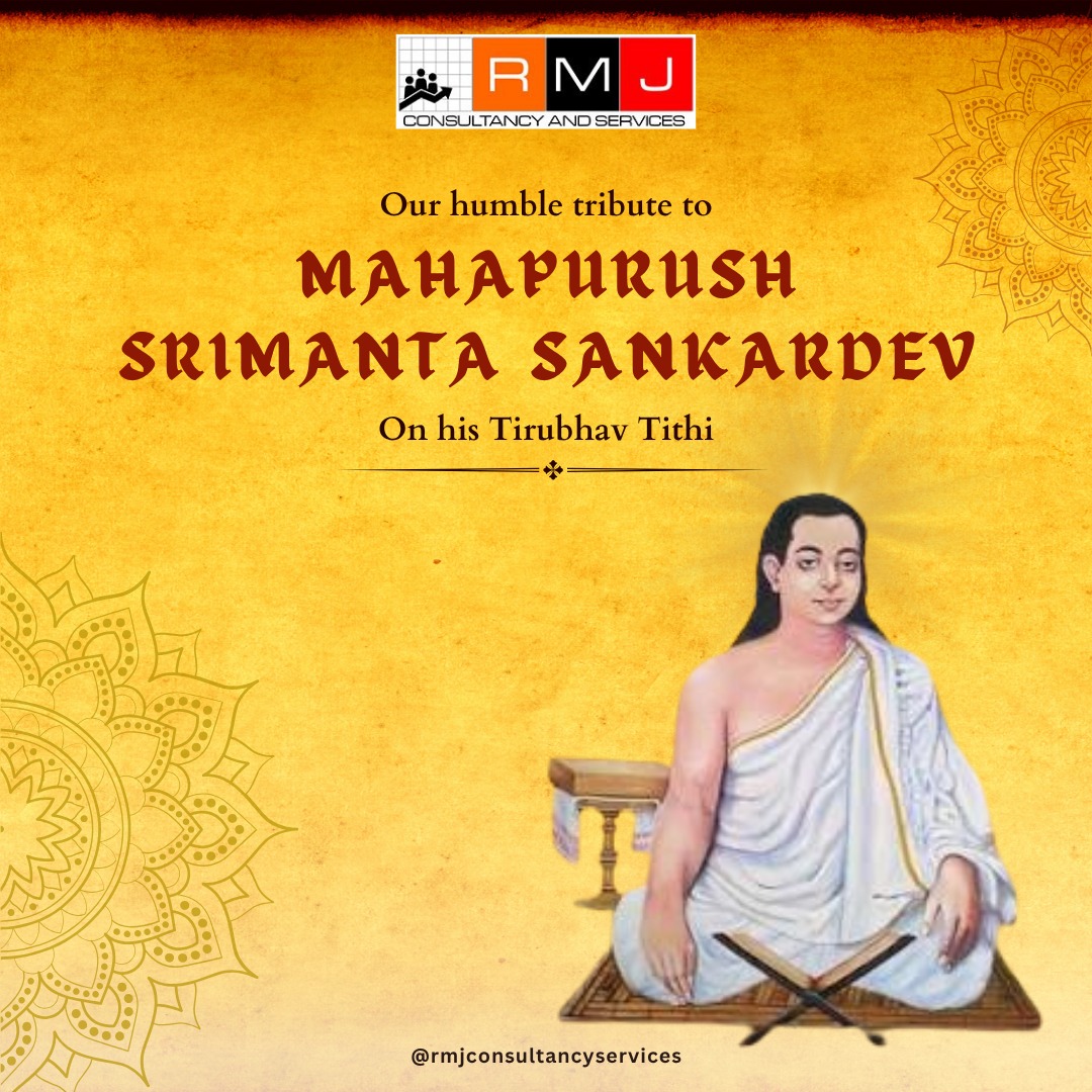 rmjconsultancy's tweet photo. May the divine teachings and spiritual wisdom of Mahapurush Srimanta Sankardev fill your life and home with eternal peace, harmony, and devotion.
#RMJ #sankardev #assameseculture https://t.co/3TAMRfr2Pb
