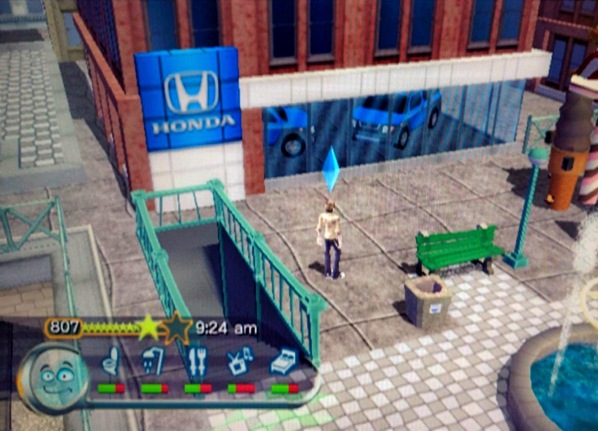 UNO_of_Chicken's tweet photo. 急にﾌﾟﾚｲしたくなってPS2のThe Urbzやった、処理落ちとかﾛｰﾄﾞ時間とか酷いけど楽しい、ｷｬﾗﾃﾞｻﾞが大好き。全然記憶無いから未ｸﾘｱかなと思ったけど、ﾍﾟﾝﾄﾊｳｽの記憶はおぼろげにあるからｸﾘｱ自体はしてたのかな。ブラック・アイド・ピーズが出てんのは覚えてた。そしてHONDA。 https://t.co/nXZpo2wp2F