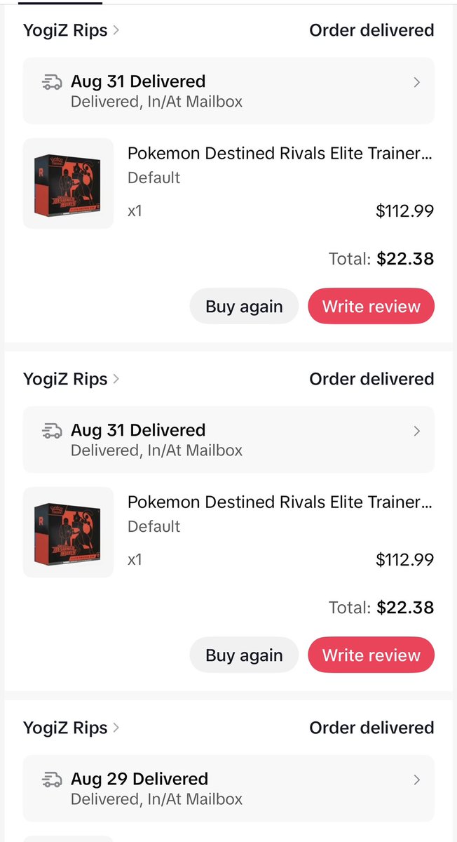 NoKapRips's tweet photo. TikTok Method is Back!

Best Bang for ur buck is using redemption coupons to score Destined Rival ETB’s $100 off from the TikTok SHOP!

U can redeem one $100 Coupon per day. They recently added AMAZON GIFT CARD redemptions as well. 

Use Link Below to get started👍🏽 https://t.co/7gMFbqtP0Y