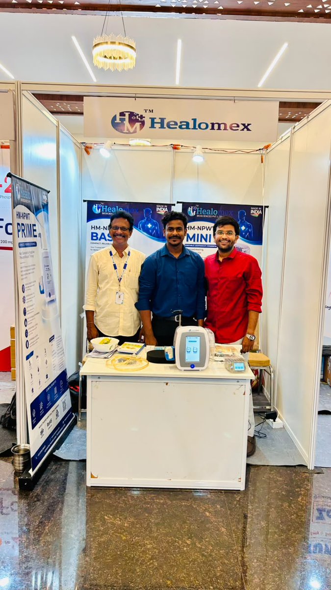 healomex's tweet photo. Healomex at APASICON 2026, Tirupati | Advancing Wound Care Through Innovation

#Healomex #HealomexBiosciences #APASICON2026 #APASICON #APASICON2026Tirupati #Tirupati #WoundCare #AdvancedWoundCare #NPWT #NegativePressureWoundTherapy #NPWTIndia #WoundHealing #SurgicalInnovation https://t.co/EAaaxR3nMQ