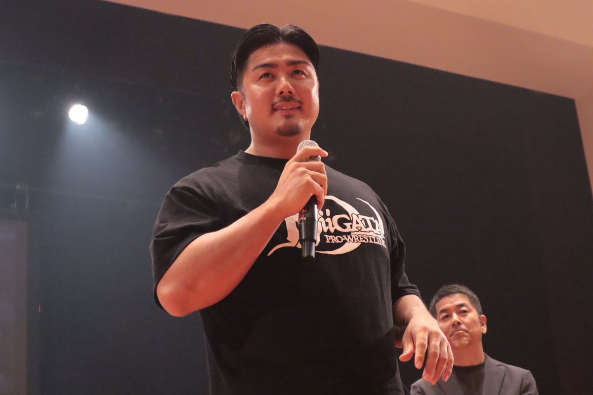n_p_w_official's tweet photo. ⚡️【重大発表】⚡️

この男が、新潟プロレスに加わる。

土肥こうじ選手
新潟プロレス所属決定！！

新たな仲間が加わり、新潟プロレスはさらに熱くなります🔥

これからの新潟プロレス、そして土肥こうじ選手の闘いにご期待ください！
応援よろしくお願いいたします！

#新潟プロレス　#土肥こうじ https://t.co/pPzsEFPbEF