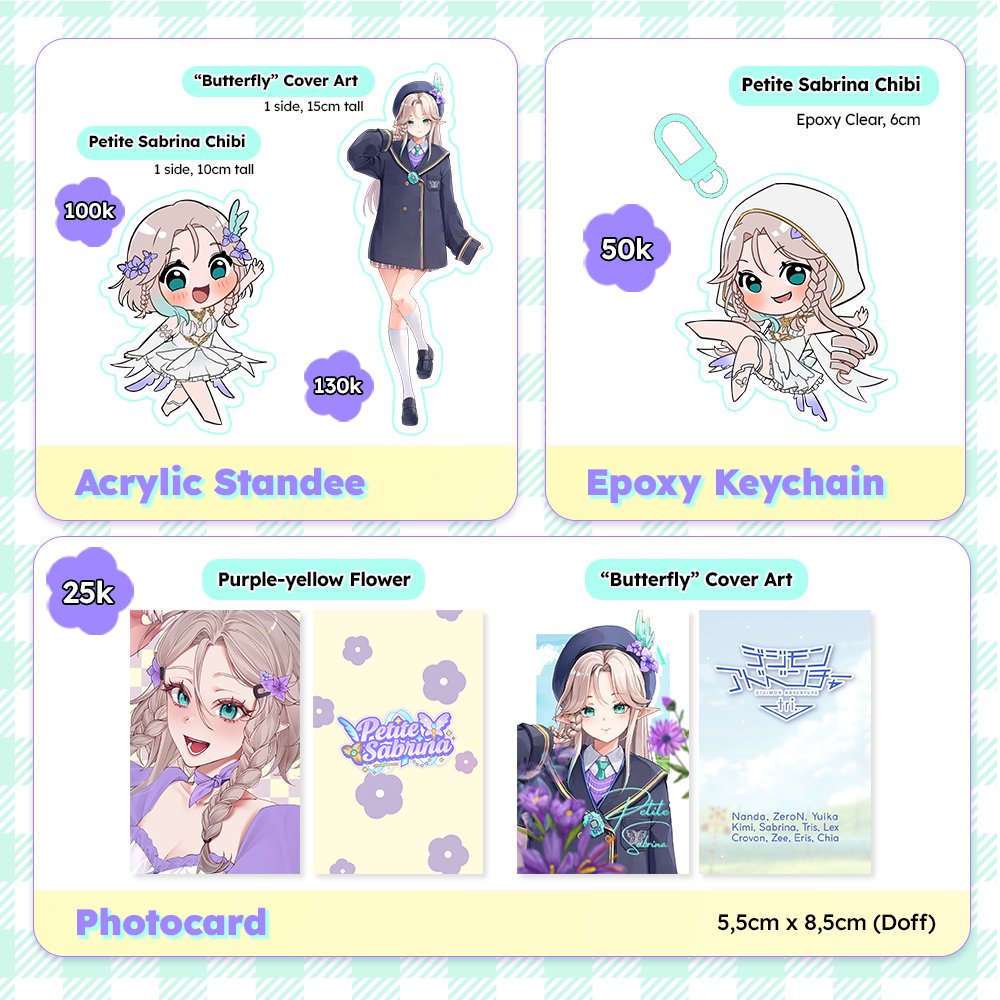 Petite_Sabrina's tweet photo. ✨Petite Sabrina #CF23 Catalogue 🦋

Pick Up & Mail Order Only / no OTS Available
PO Period: 12-18 September 2026
(booth TBA)

🛒🔗 https://t.co/xuFXHvxIHN

❤︎ / ↻ are appreciated!✨
