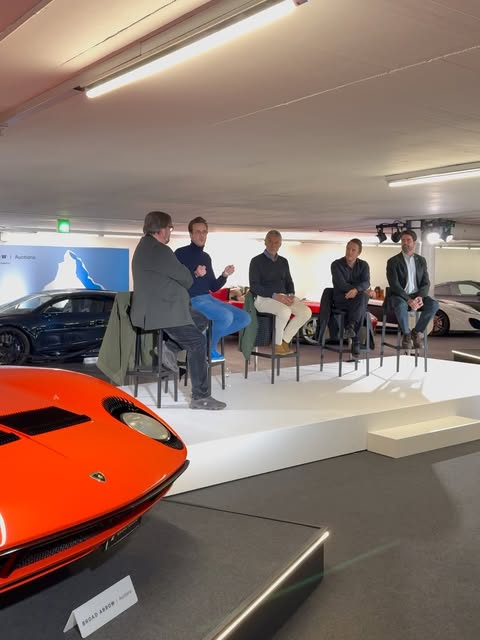 DinaMerancio's tweet photo. An intense weekend for Mr. Motori—insider talks, collector passion and real automotive moments. From Broad Arrow’s auction preview to the new Mr. Motori vehicle, Auto Zürich and the Jaguar D-Type sale: precision, passion and the scene at its best. https://t.co/QTrr9RFdt9