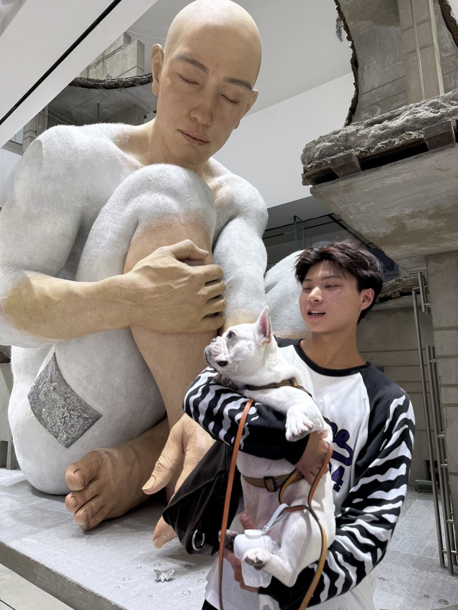 wowoye418's tweet photo. 不知道为什么都在这个展排队等着美美出片 我早就带我家狗随便找个没人的工作日来过了🤣 https://t.co/9hYI7la2k1