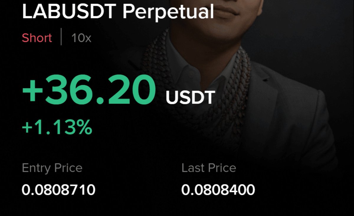 Alpha_Signal101's tweet photo. 🚨 Signal
Coin: $LAB  
Direction: Short 10x | Zone tapped, only a rejection keeps this valid.
Trade Plan:
▶️ Entry: 0.07987 – 0.08192
✅ TP1: 0.06984 (R:R 1:0.8)
✅ TP2: 0.06247 (R:R 1:1.3)
✅ TP3: 0.05142 (R:R 1:2.0)
🚫 SL: 0.09563 https://t.co/76Phu1NDgw