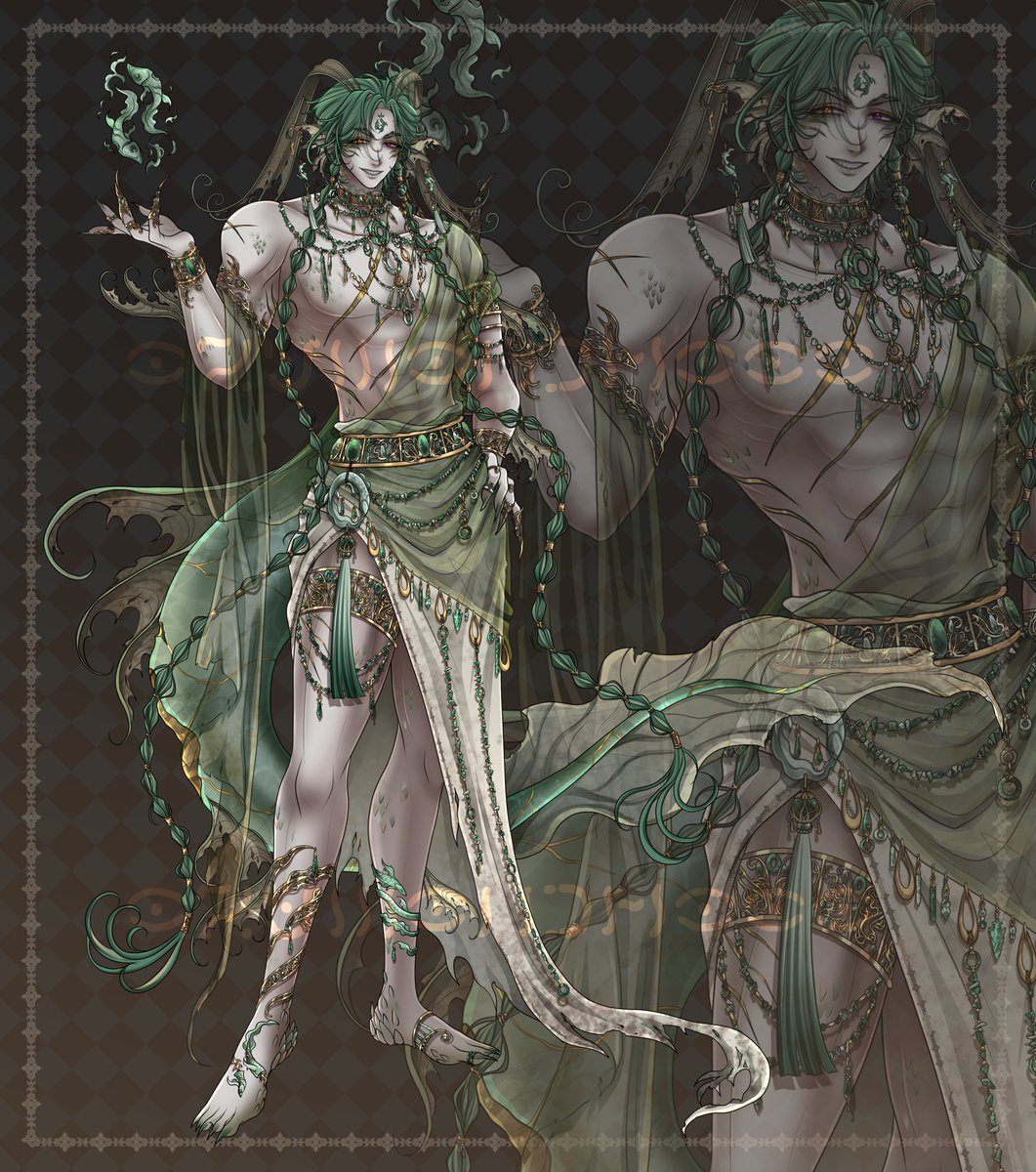 Izuminchii's tweet photo. Jade Sea Dragon #adopt #adoptable
lowered the price to 200$ (obo):D
#vgen https://t.co/BlAMGtpOBZ