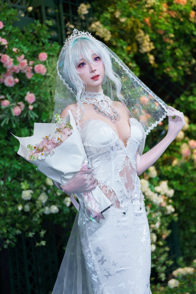 MioneRyu's tweet photo. 2026.09.06 
Character：キアサージ(花嫁Ver.)
Model：@Akira_azhao 

推しと会えて、さらにお話しできて(叱られた)満喫しました😋
また会おう！ https://t.co/cqxGPOR11h