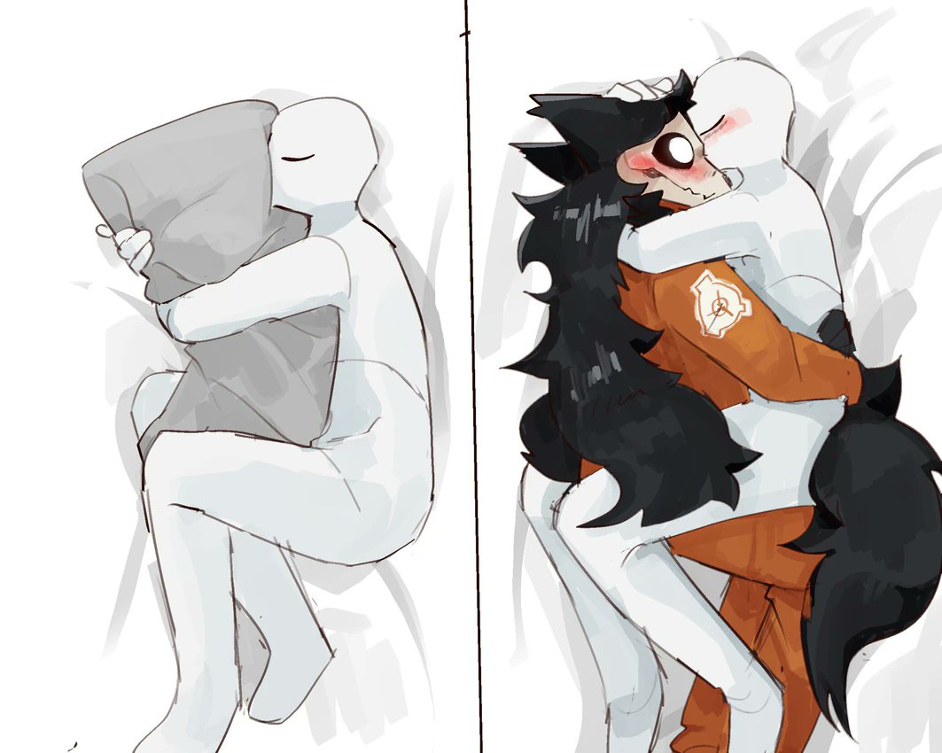 Apexmaxxing's tweet photo. Nahhh bro finally stopped pillow-maxxing and unlocked the REAL cuddle DLC 😭🫂 SCP uniform got folded by affection—are you choosing pillow or certified cuddle buddy?

By murace4 (6698762)

#FurryArt #SCP https://t.co/jjbdfm443s
