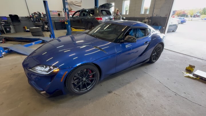LethaRassmld7m's tweet photo. A stick-shift GR Supra rolled in today! https://t.co/mYX5SIQYDn