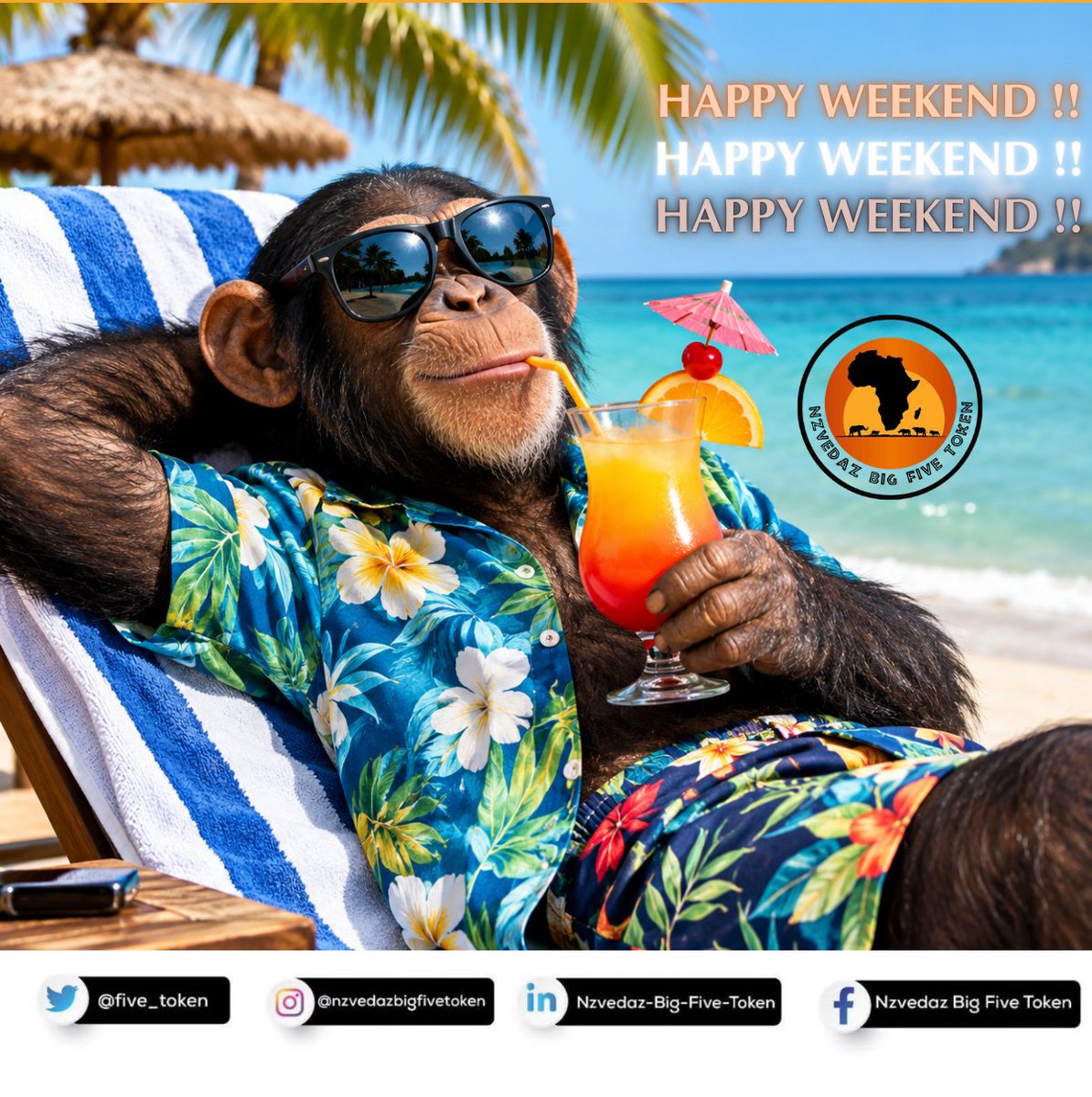 five_token's tweet photo. 🌴🥂𝐒𝐨𝐦𝐞𝐭𝐢𝐦𝐞𝐬 𝐭𝐡𝐞 𝐛𝐞𝐬𝐭 𝐦𝐨𝐯𝐞 𝐢𝐬 𝐬𝐢𝐦𝐩𝐥𝐲 𝐭𝐨 𝐬𝐭𝐞𝐩 𝐛𝐚𝐜𝐤, 𝐛𝐫𝐞𝐚𝐭𝐡𝐞, 𝐚𝐧𝐝 𝐞𝐧𝐣𝐨𝐲 𝐭𝐡𝐞 𝐦𝐨𝐦𝐞𝐧𝐭.
Wishing the entire BFT community a peaceful weekend filled with good energy, good company and a little time to recharge. 🦍💛
Come Monday, we go again. Until then… relax, refresh and enjoy the weekend!

#𝐁𝐢𝐠𝐅𝐢𝐯𝐞𝐓𝐨𝐤𝐞𝐧 #𝐁𝐅𝐓𝐄𝐜𝐨𝐬𝐲𝐬𝐭𝐞𝐦 #𝐁𝐁𝐅𝐓 #𝐖𝐀𝐆𝐌𝐈