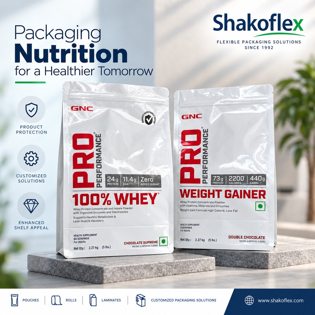 shako_flex's tweet photo. Strong nutrition deserves packaging that performs. 💪

✅ Product protection
✅ Customized solutions
✅ Enhanced shelf appeal
✅ Lasting freshness

Package your nutrition brand with Shakoflex.

#Shakoflex #FlexiblePackaging #ProteinPackaging #PackagingSolutions https://t.co/ENqLSQrU6P