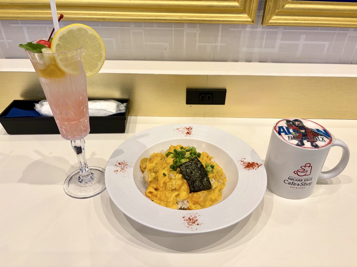 sorenchildren's tweet photo. FFXコラボカフェ！！
美味しかったしとってもいい空間でした！この後はFFX MUSEUMに行ってくる！

#FFX https://t.co/MSBWYZnnoX