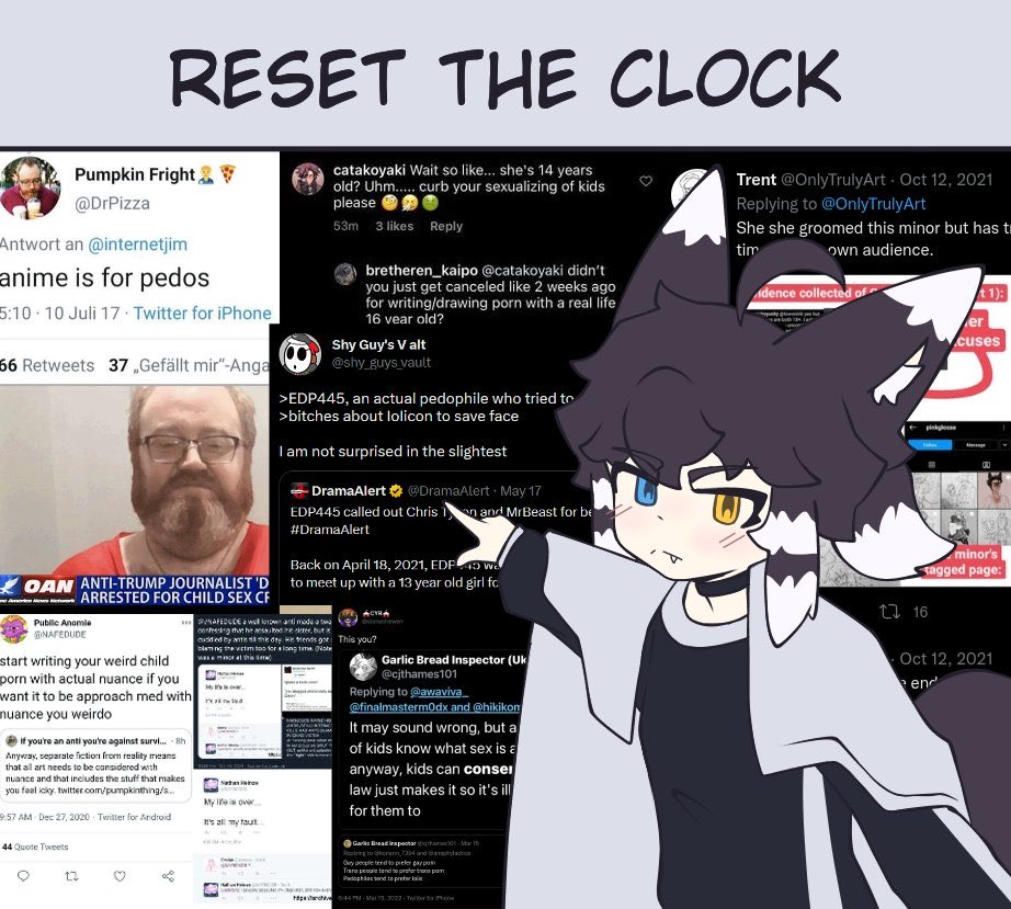 FanserviceLuv's tweet photo. @CiWanSky @OtakuEspiritu Yeah yeah yeah, can we just skip the Fake Moral Outrage part and go to you in a cell for most likely being a pedo? https://t.co/0fjztHWrZo