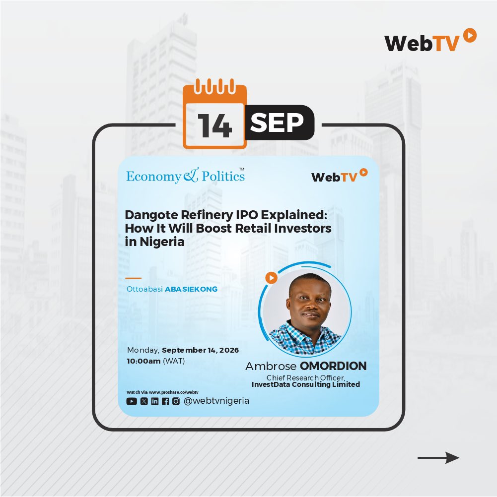 webtvnigeria's tweet photo. #WhatToExpect: Check the slides to see our programmes and events schedule for next week.
#EconomyAndPolitics
#PSRGRichardsonHSSEForum2026
#ChampionpfTalentDevelopmentConfernce2026
#WebTVFocus
#IslamicFinanceWeekly
#WebTVNigeria https://t.co/hyhsaFwja6