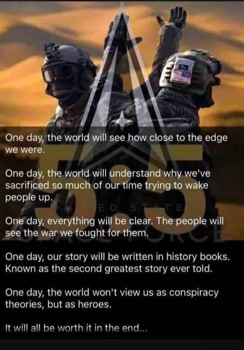 Daniell64334313's tweet photo. Some of the greatest human beings I’ve ever known are you Anons ….

We come from every walk of life .. bringing different gifts and perspectives … but we share an extraordinary ability to research .. question .. connect dots .. lift one another up … and still find reasons to laugh….

Whatever history ultimately says about this journey … I’ll always be grateful it led me to all of you…. What an incredibly gifted and wonderfully unconventional group of humans ….

LOVE YOU ALL

W.H.G.