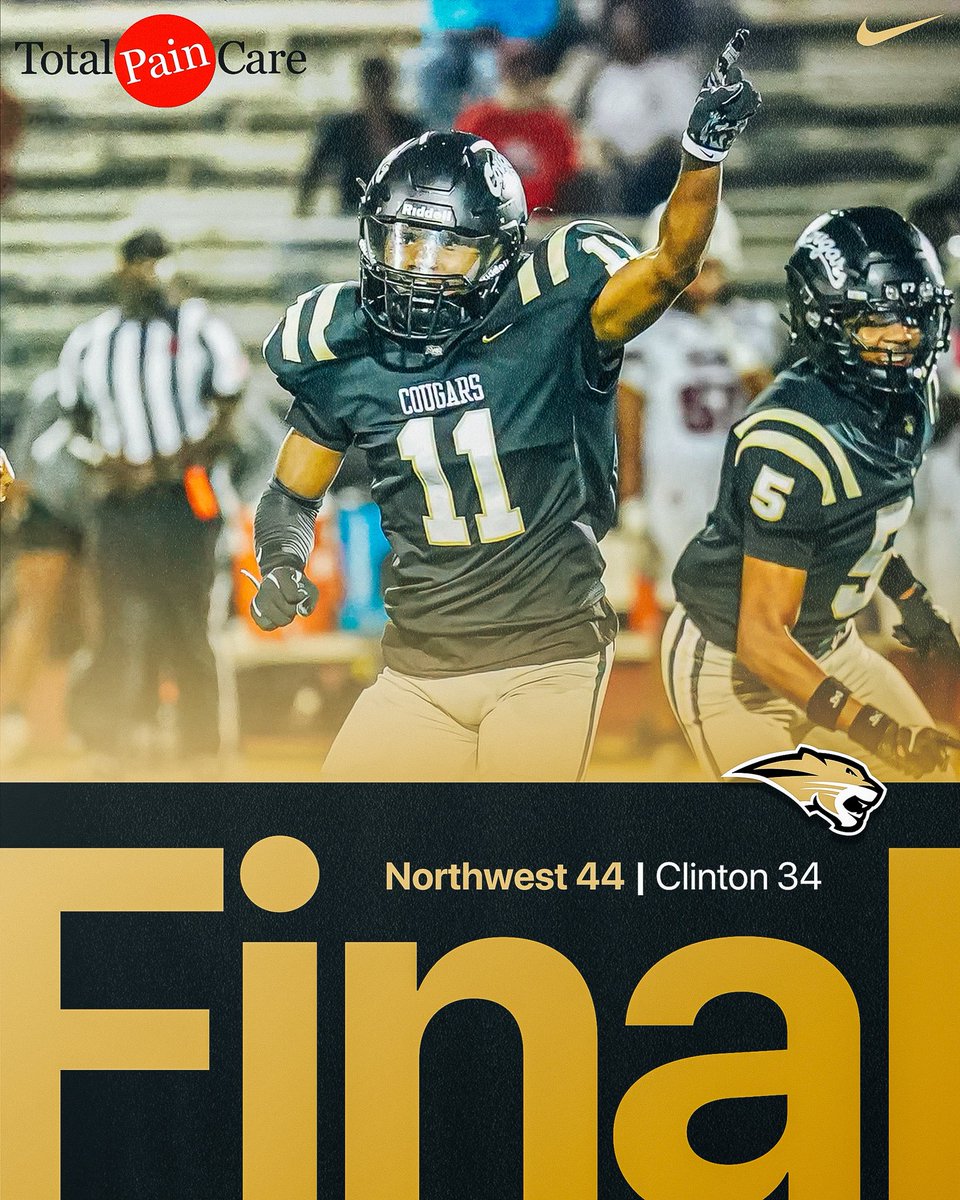NWRCougars's tweet photo. | FOUND GOLD |

Northwest Rankin defeats the Clinton Arrows to improve to 1-1 on the season! The Cougars host Wayne County next Friday at 7pm. https://t.co/NXuCp9l6M0