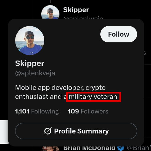 PubliusNg's tweet photo. @aplenkveja @BrianMcDonaldIE murdering innocent civilians in far away lands is your values, scumbag https://t.co/ILO49CxI04