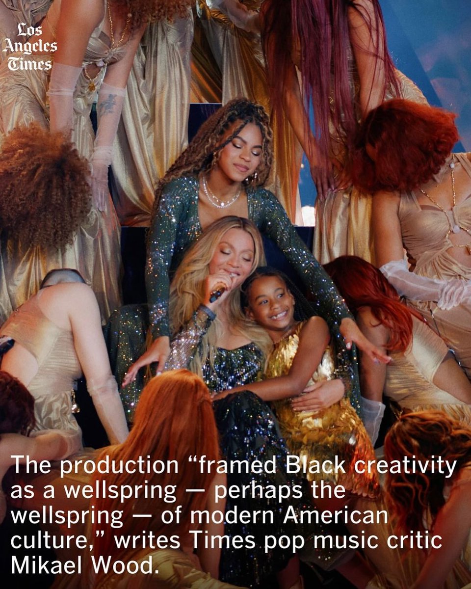 ColeneSals1w7's tweet photo. Beyoncé’s Cowboy Carter Tour opening night at SoFi Stadium was unforgettable. Her beauty, talent, and dedication are unmatched. I screamed, danced, and cried. Watching her share the stage with Blue Ivy and Rumi was truly special. https://t.co/N5ucDr0Mzq