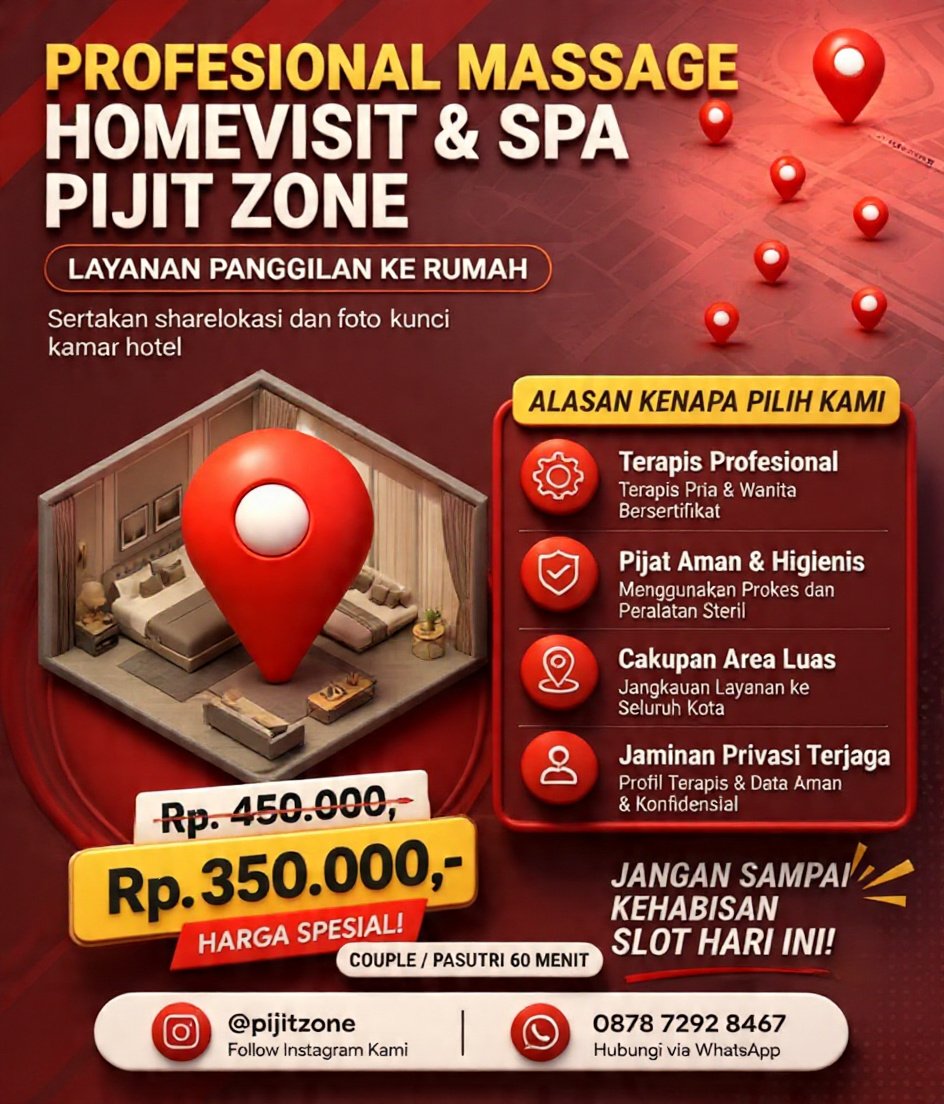 Pijitzone's tweet photo. Covers the area (SOLO-JOGJA-SMG-SBY-JKT-BALI)
Pijat Panggilan Istimewa:
🔴Rasakan sensasi Pijat terbaik Dari kami.🔥 
🔴Pijat Anti GALAU, Kualitas "SULTAN" harga Ekonomis 💯 
🔴Bebas macet-macetan dijalan!."
✅Ready MALE OR FEMALE  therapist👌🏻
✅RSVP📱: https://t.co/hVvpCOmajM https://t.co/3v8Za1z6Jl