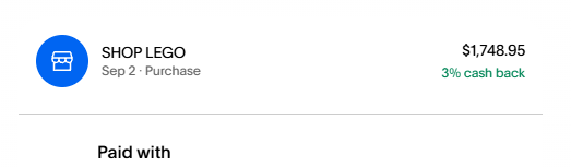 ra_ecom_'s tweet photo. Gotta love 3% Paypal credit card cashback. Extra $50 just for clicking paypal checkout instead of using a different payment method and you don't have to worry about it getting cut like the robinhood gold card https://t.co/1sx0CpYCPb