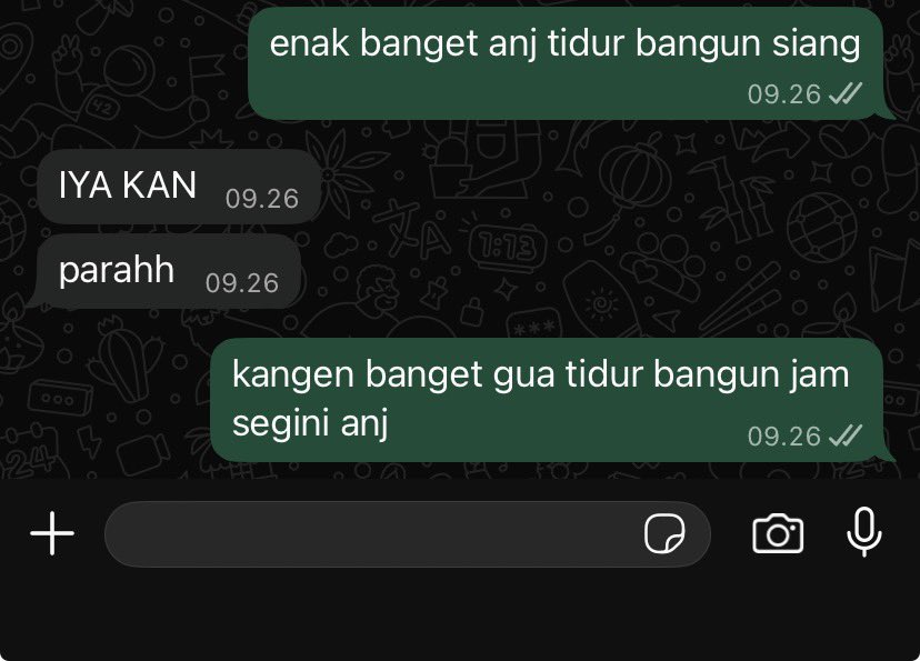 gailangko's tweet photo. kapan ya setiap hari bangun jam 10 https://t.co/hy8iFkgJmv