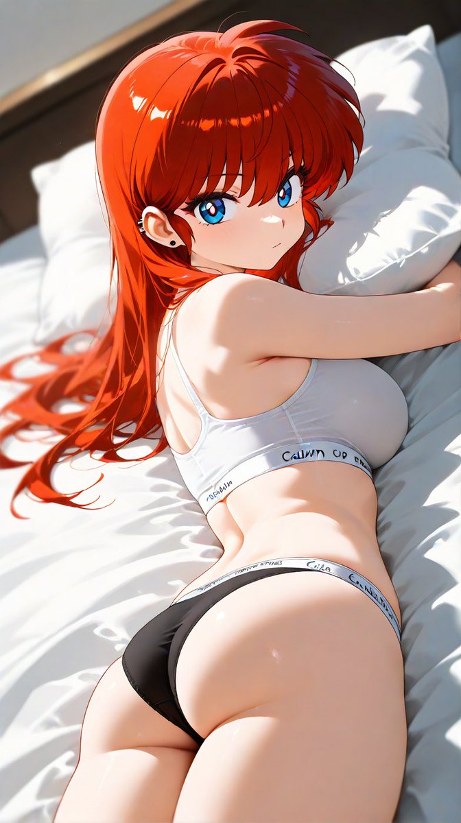 NikkiS199Z's tweet photo. If you listen carefully, you can hear Nabiki’s jaw hit the floor lol. 
#Ranma #AIart #AIgirl #Anime https://t.co/kLLJF2O40g