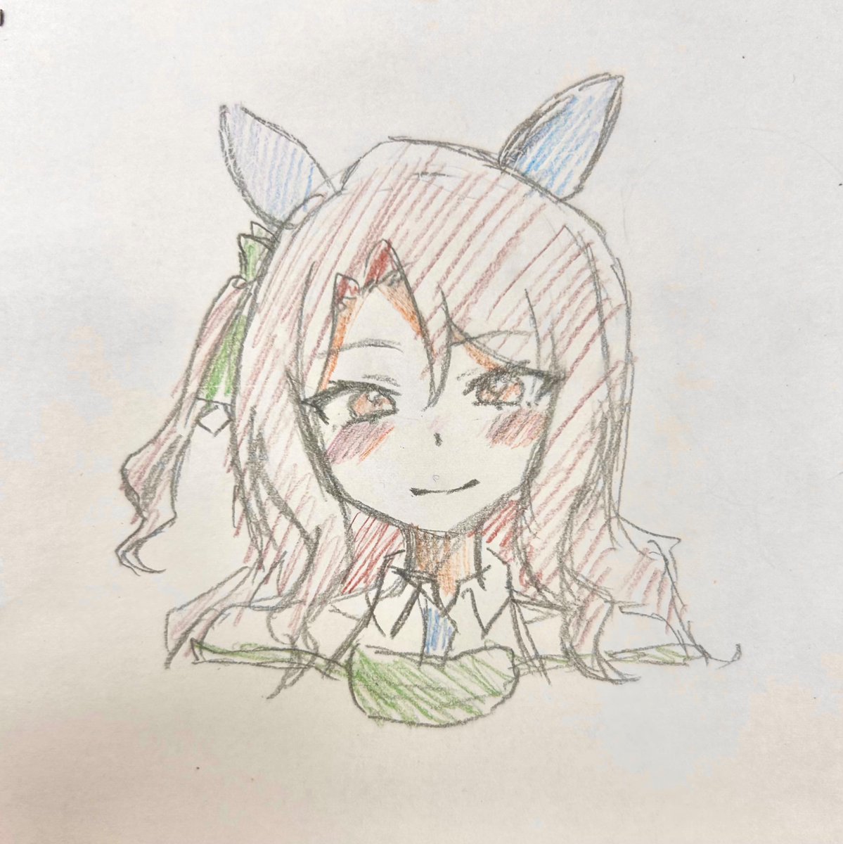 LOVE_King_Halo's tweet photo. アナログでらくがキングヘイロー https://t.co/4qGZJBNJ4P