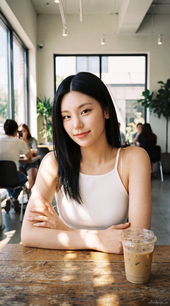 ITZY Yeji Cafe Portrait