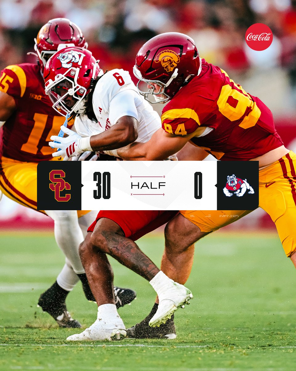 uscfb's tweet photo. blanked 'em in the first half 🚫

@CocaCola https://t.co/RbStiQ2xqA