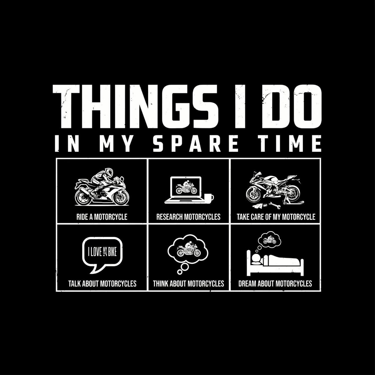 DevorahChmiaoz's tweet photo. Ride motorcycles. Research them. Talk about them. Dream about them. That’s not a hobby—it’s a personality. For riders, weekend cruisers, garage tinkerers, and anyone who believes the best therapy has handlebars. https://t.co/SgZWnsLJI7