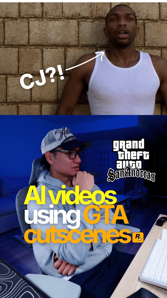 viewswithvilly's tweet photo. The internet is losing their minds over these AI videos being created using GTA cutscenes. 

@RockstarGames 

#GTA #RockstarGames https://t.co/OeYOG1Jr1y