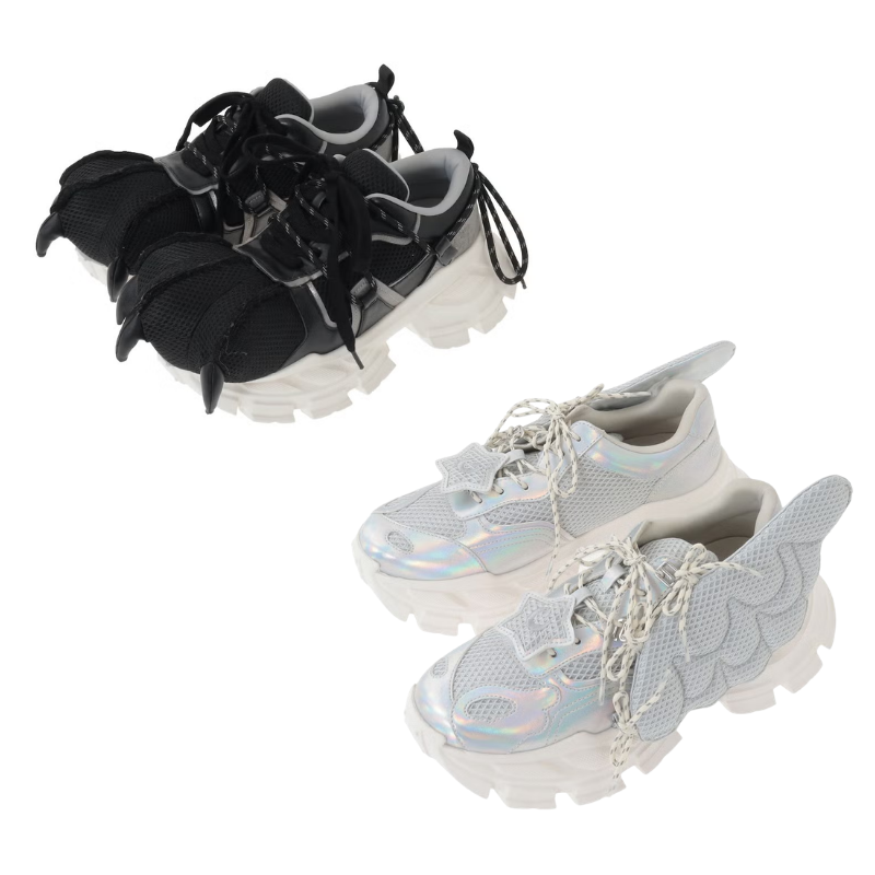 _candystripper_'s tweet photo. 💙CANDY STORE💙

SNEAKERS COLLECTION✨

モンスターの爪と、天使の羽根。
どっちの気分で出かける？👿👼 https://t.co/IzoZhbWfOo