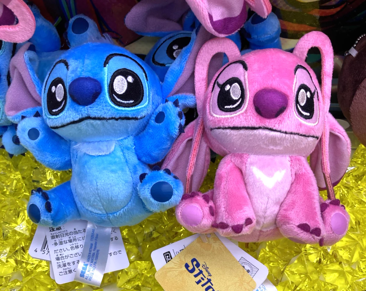 ディズニーエンジェル リロ & スティッチ 紫 エンジェル 肩乗せ