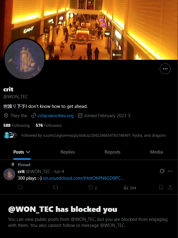 stacaggressor's tweet photo. people just block you for anything https://t.co/xjobodv9ud