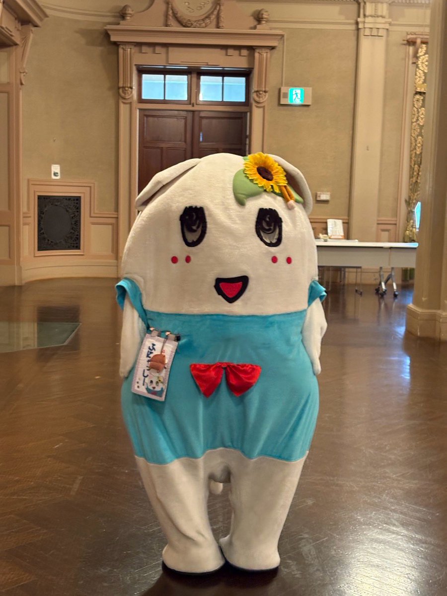 funassyi's tweet photo. (。゜▽゜)こんにやっしー https://t.co/wwWMSZQjow