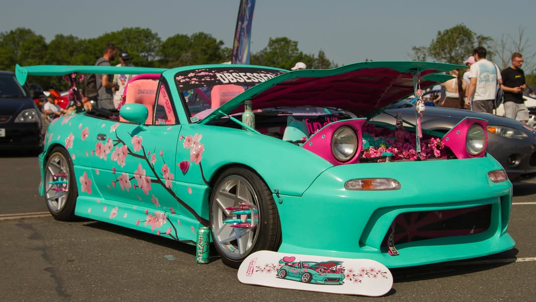 RandalPille's tweet photo. This stunning MX-5 stole the show for me at JDM Jam. What was your highlight? https://t.co/jYkBjw9iqj