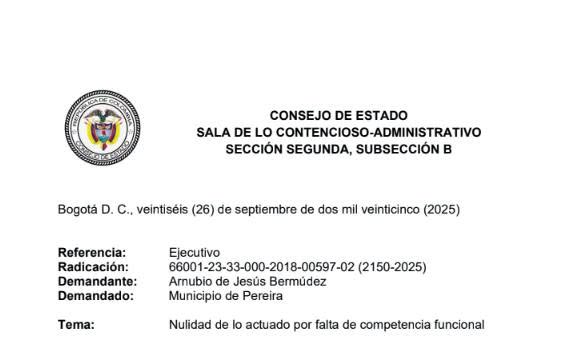 juridicascol's tweet photo. NULIDAD POR FALTA DE COMPETENCIA FUNCIONAL EN EL PROCESO EJECUTIVO CUANDO NO SE PROPONEN LAS EXCEPCIONES PREVISTAS EN EL ARTÍCULO 442 DEL CÓDIGO GENERAL DEL PROCESO.

¿DESEAS ESTAR ACTUALIZADO DIARIO DE TODA LA JURISPRUDENCIA DEL PAIS? SUSCRIBETE 👉https://t.co/BfjLIlBhtB https://t.co/Odci6VEvGt