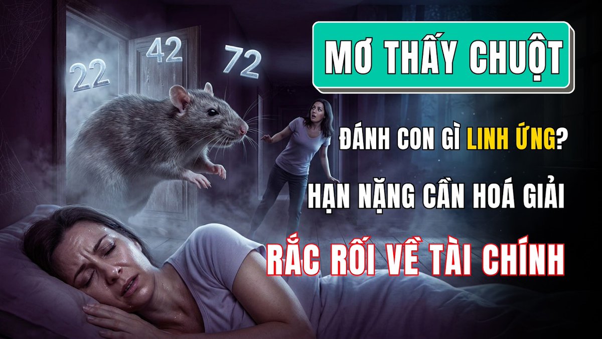 matmamenhso's tweet photo. Mơ Thấy CHUỘT: Đánh Con Gì? Điềm Báo Công Việc Trắc Trở | Giải Mã Chuyên... https://t.co/2NbrruWEMh 

#mothaychuot #giaimagiacmo #diembaotamlinh #matmamenhso #folk #fengshui #physiognomy https://t.co/yebEZ2Fm6l