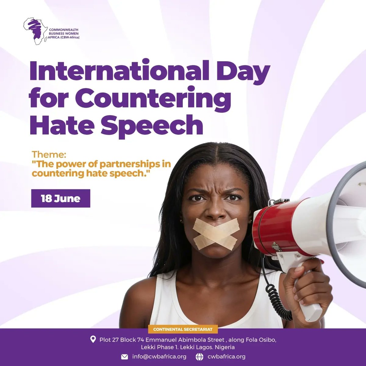 irisarrieta1's tweet photo. Silence is no longer an option. On International Day for Countering Hate Speech, we stand for dignity, respect, and unity. Ending hate requires governments, organizations, and individuals working together for safer spaces online and offline. https://t.co/JbLig75pW2