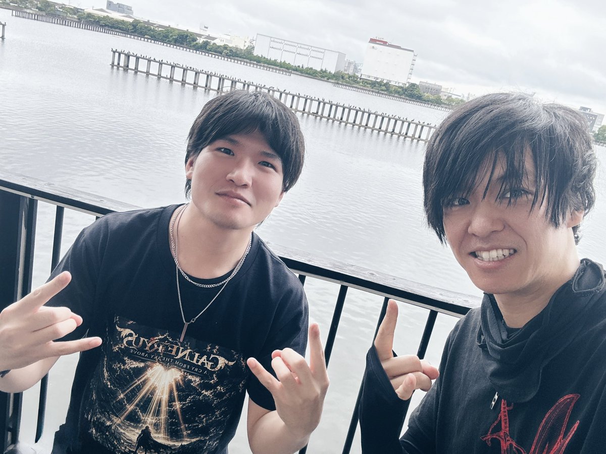 LEABLAST's tweet photo. いよいよ本日GALNERYUSファイナル！

早速YOHさんと一緒に会場入りしております🙌

今日は熱く燃え上がりましょう🔥 https://t.co/qqNefqgjC0