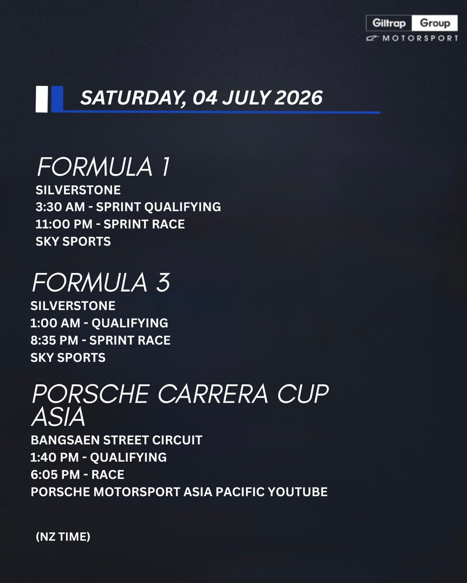 KristenDaneq's tweet photo. This weekend’s Kiwi race schedule: Silverstone • Shanghai • Mid-Ohio • Chicagoland. Swipe for session times. https://t.co/eME4MG6MaS