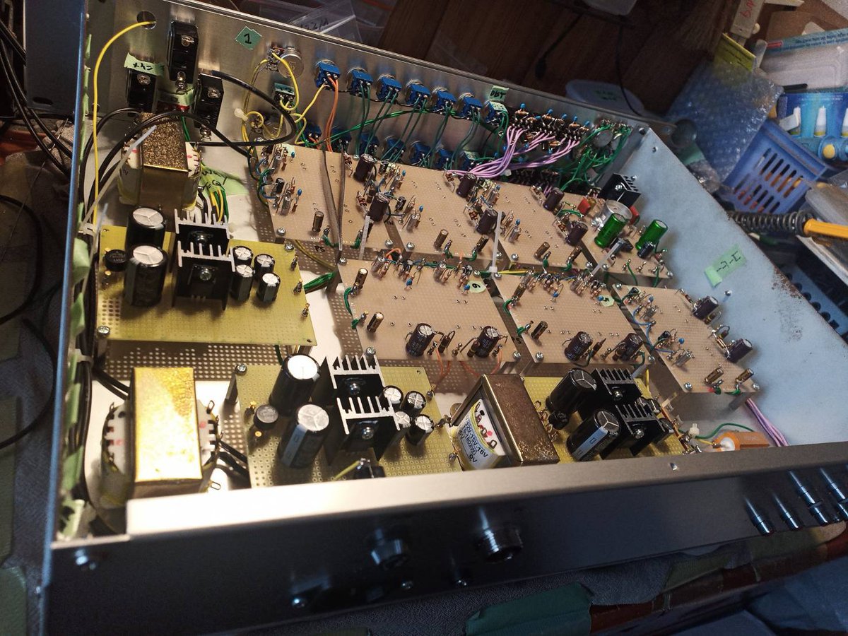 analogsiki's tweet photo. 特注機器製作

たいぶ近づいて来た
これがもう少し進んだら
他の機器へ移行する。 https://t.co/CBjsizgZsR