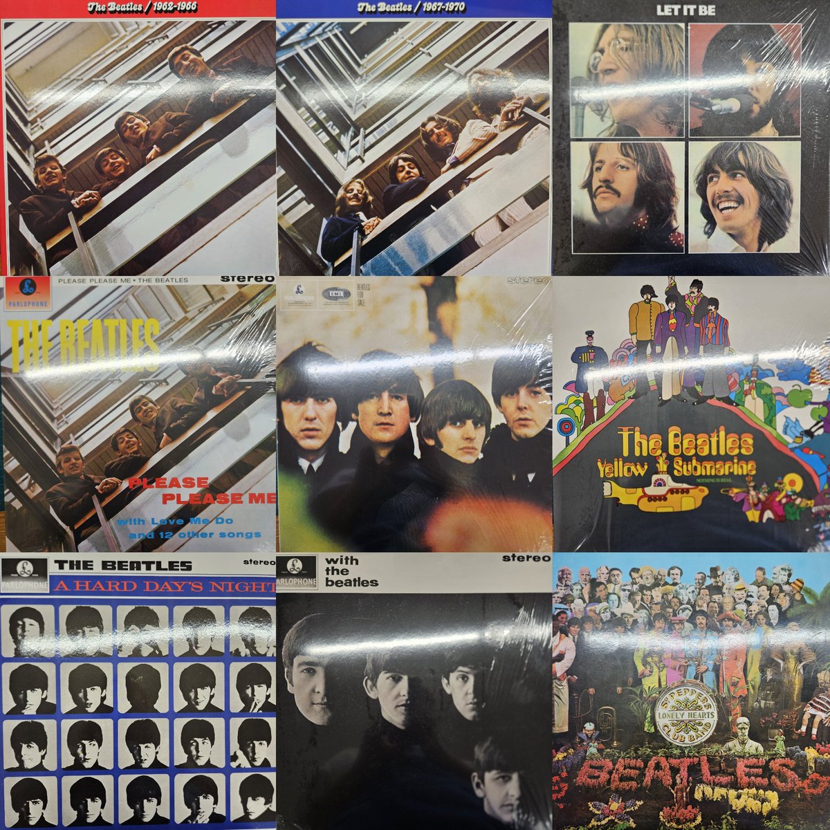 BANANA_KYOTO's tweet photo. 今月から同ビル５階へ移転してます。

ビートルズのLP追加しました。
アナログではあまり入らないタイトルもありますのでチェックしてみてください！
最近はCD大量に出してます。CDコーナーも併せてどうぞ
 #バナレコ #レコード買取
TEL : 075-257-7100 
e-mail：kyoto@bananarecord.jp https://t.co/SaKKmcUiRa