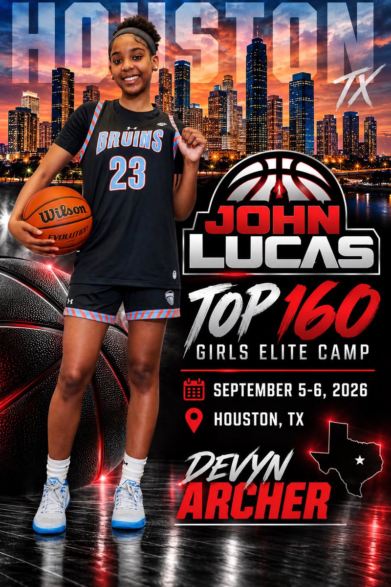 Iam_xDev's tweet photo. This weekend all roads lead to Houston. Excited to spend my birthday weekend with other top tier athletes! 
@Coacharch 
@WPABruinsAAU
@Moneyy13 
@Twism44 https://t.co/KmFKTMPfgz