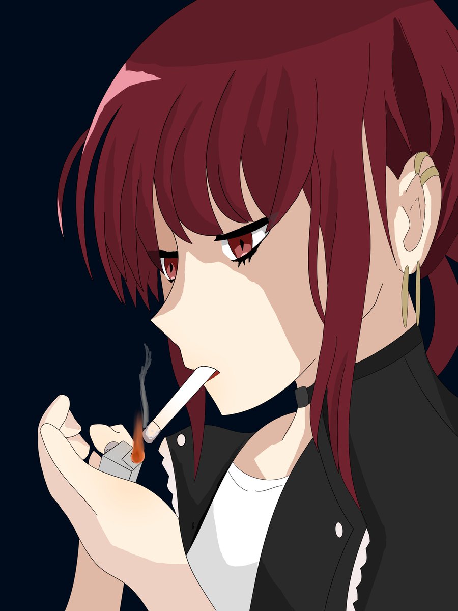 Hashbrown_64's tweet photo. Yamada from Smoking Behind the Supermarket with You #fanart https://t.co/CMmPf1s51F