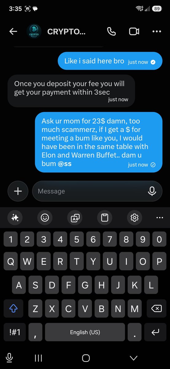 jazzrobot02's tweet photo. @AnishJaitwar @hossein44072157  here bring this guy with you, another bum ass scammer,  get something different u guys wasting your time!! Everyone knows this by now! Imagine wasting 8hrs? A day.. prolly better if you jst work at KFC or somethng. Stppd https://t.co/FOGYDJN9iU