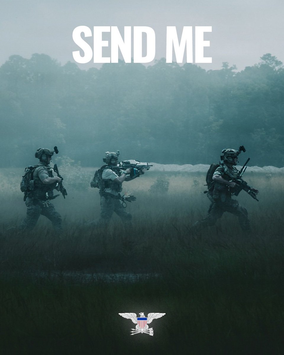SeanParnellASW's tweet photo. “Then I heard the voice of the Lord saying, ‘Whom shall I send? And who will go for us?’

And I said, ‘Here am I. SEND ME!’”

— Isaiah 6:8 https://t.co/SBr8NqJS0C