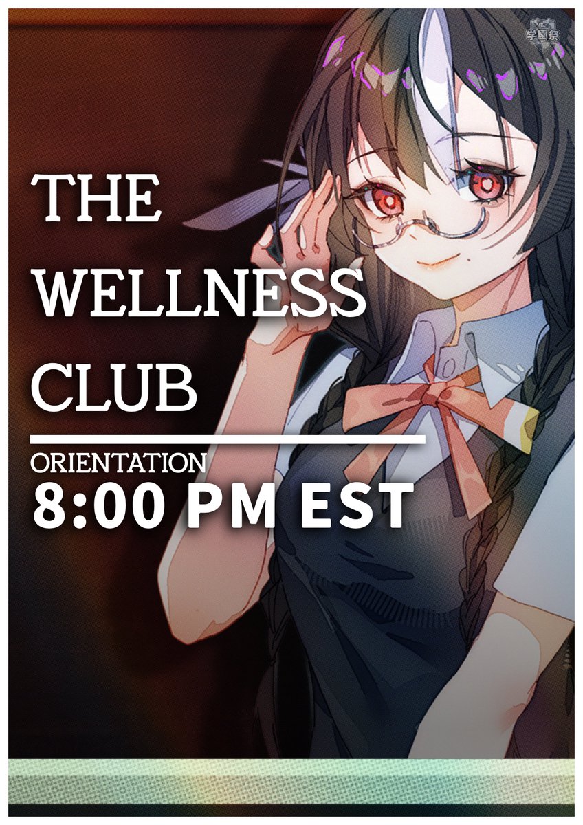 RuriTouka's tweet photo. 🎒【Stream Announcement】📓
Did you get the memo? Senpai'll be recruiting YOU to the club tonight! Watch me persuade the lovely student body to become members of the extra-low-cortisol Wellness club ���ᝰ.
🔴 8:00 PM EDT
➜ https://t.co/ZVAogWzRtg https://t.co/OV3SJgYnyW